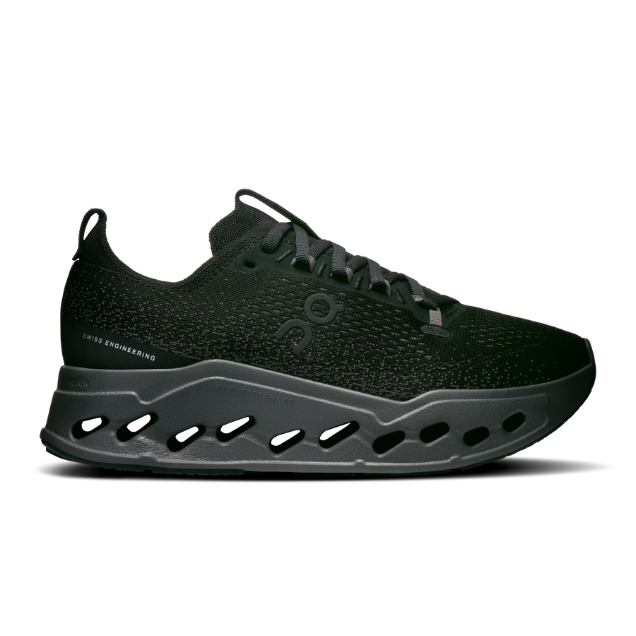 On Running Women's Cloudsurfer Max Wide Shoes - Black / Eclipse